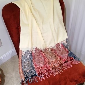 New persian paisley pattern scarf